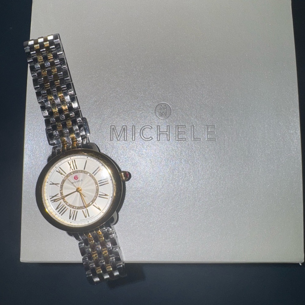 Michele Gold and Silver Watch